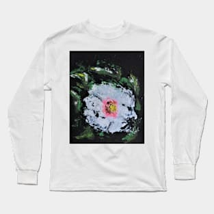 Erika's White Flower Long Sleeve T-Shirt